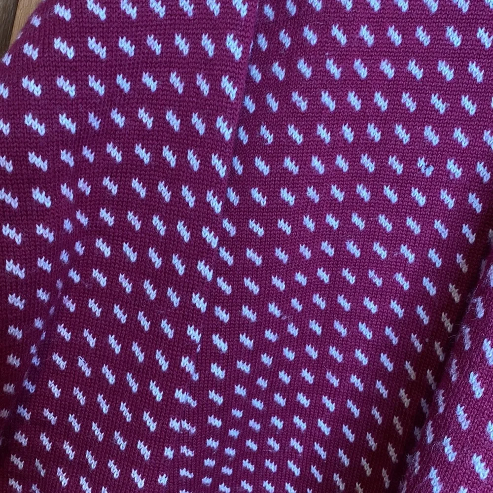 Boston Traders Vintage 100% wool fair isle style oversized sweater size 2 XL T - Picture 2 of 6